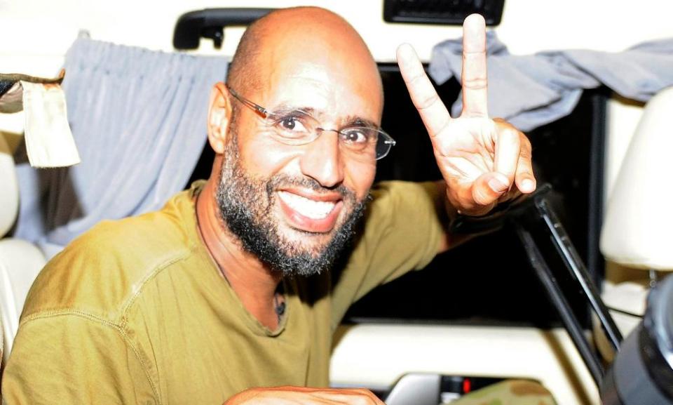 Saif al-Islam Gaddafi pictured in 2011. Observers said they doubted the dictator’s son, would be able to muster enough loyalists to pose a serious threat to the capital.