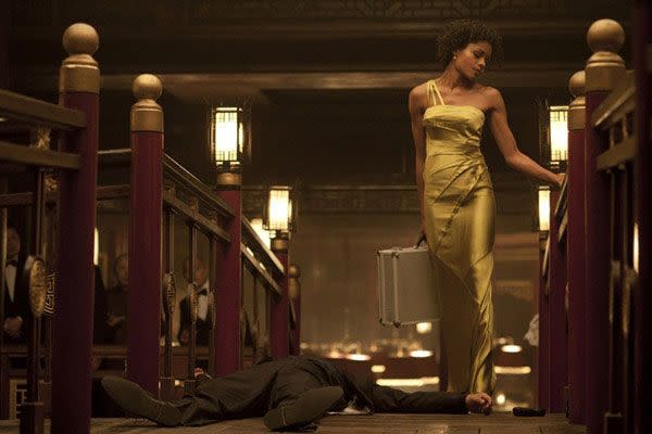 <p>As Eve Moneypenny in Skyfall.</p>