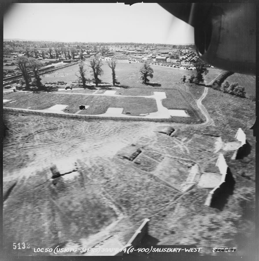 US military camp, Devizes, Wiltshire, 30 April 1944