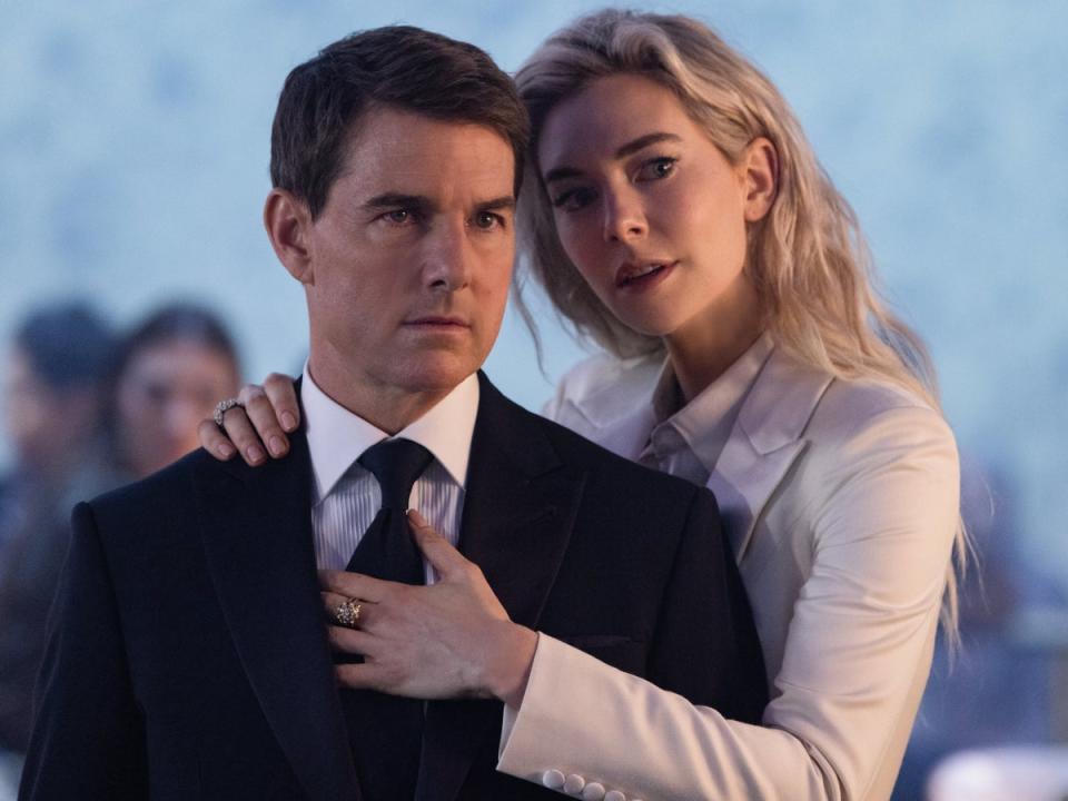 Cruise and Vanessa Kirby in the new ‘Mission: Impossible – Dead Reckoning Part One’ – which is the seventh film in the franchise (Christian Black  © 2023 Paramount Pictures)