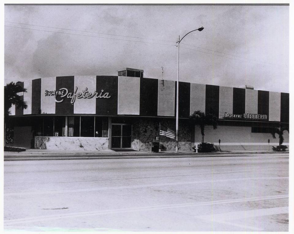 The Biscayne Cafeteria was popular gathering spot on Northeast Second Avenue in Miami Shores. Miami Herald File