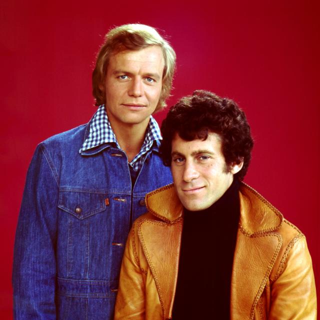 STARSKY AND HUTCH US TV series 1975/1979. From l: David Soul