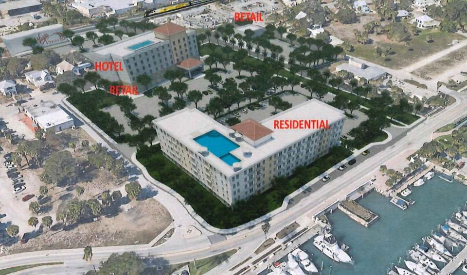 Virgin Trains USA submitted a proposal to build a train station, five-story, 100-bed hotel, and five-story condos with retail at the 7-acre H.D. King site in downtown Fort Pierce.