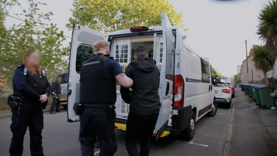 James Cleverly said enforcement teams are working ‘at pace to swiftly detain those who have no right to be here’ (Home Office/PA Wire)