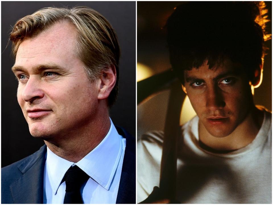 Filmmaker Christopher Nolan, and Jake Gyllenhaal in Donnie DarkoFrazer Harrison/Getty Images/Rex