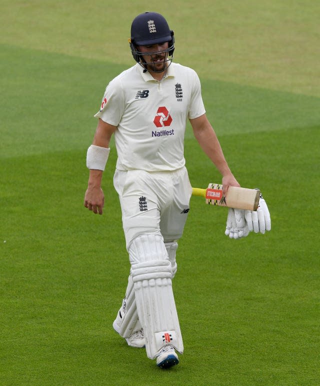 Rory Burns made a rash decision just before lunch in Chennai.