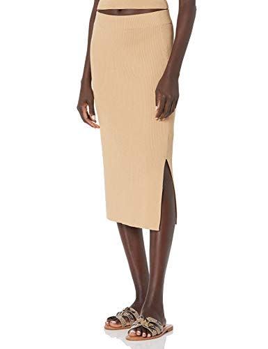 4) The Drop Vera Side Slit Sweater Skirt