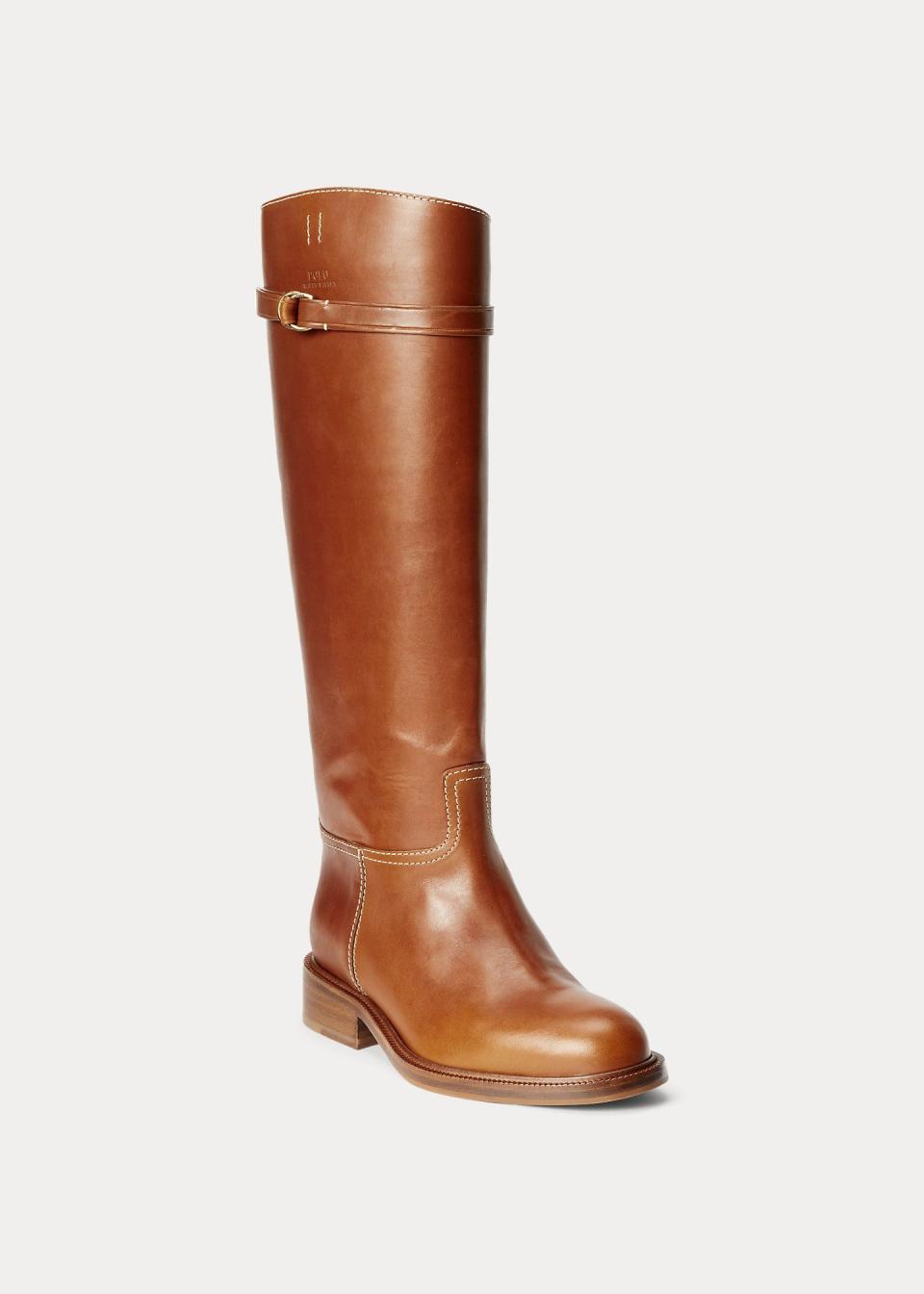 Vachetta Leather Riding Boot