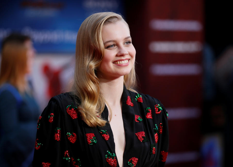 Actor Angourie Rice poses at the World Premiere of Marvel Studios' 