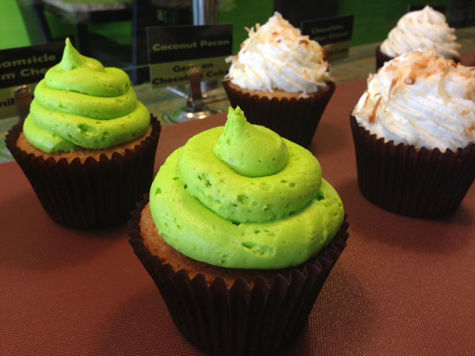 Key Lime and Coconut cupcakes are two of 20 flavors that owner Megan Suggs will feature at Motion Sweets, a new bakery in Five Points. Photo from Sept. 25, 2013.