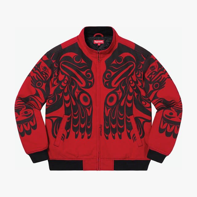 <cite class="credit">Photo: Courtesy of <a href="https://www.supremenewyork.com/previews/fallwinter2019/jackets/makah-zip-up-jacket" rel="nofollow noopener" target="_blank" data-ylk="slk:Supreme;elm:context_link;itc:0;sec:content-canvas" class="link ">Supreme</a></cite>