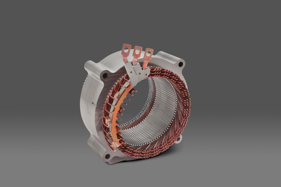 The stator module that Lockport Components will build. GM said Jan. 21, 2022, it will invest $154 million in Lockport Components to make the part which is key to propelling electric vehicles.