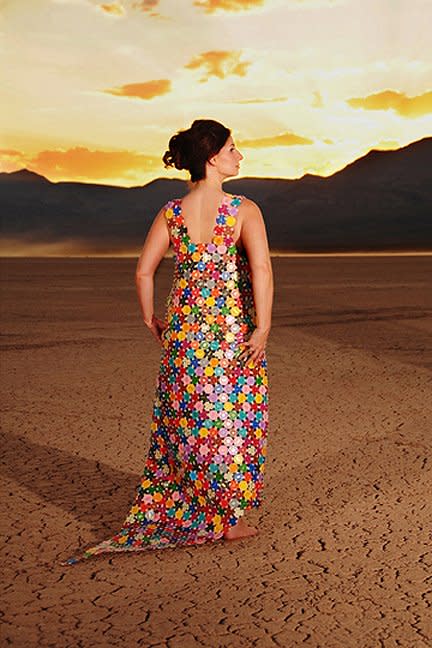 Nevada's casino chip dress