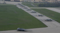 Amid escalating tensions following Israel's vow for a "significant response" to Iran's recent aerial aggression, the US tested the stealth bombers. A total of 12 out of the 20 B-2 Spirits performed a formidable "elephant walk" and flight routine. The gathering of the elusive jets was part of the "Spirit Vigilance" training exercise aimed at boosting the airmen's readiness for stealth bomber operations.