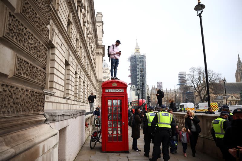 Anti lockdown protest in London
