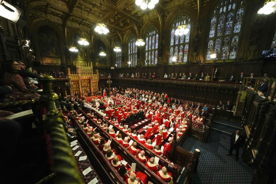 A former lord speaker has warned against creating more lords (Alastair Grant/PA) (PA Wire)