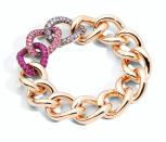 <p>Pomellato’s signature chunky chain benefits from a rosy new update thanks to three links paved in blush-tinted gemstones. </p><p>Rose gold, burnished silver, ruby, spinel and purple sapphire bracelet, £17,100, Pomellato</p><p><a class="link " href="http://www.pomellato.com/gb/b-2083_cod50184158ee.html#dept=" rel="nofollow noopener" target="_blank" data-ylk="slk:SHOP NOW;elm:context_link;itc:0;sec:content-canvas">SHOP NOW</a></p>