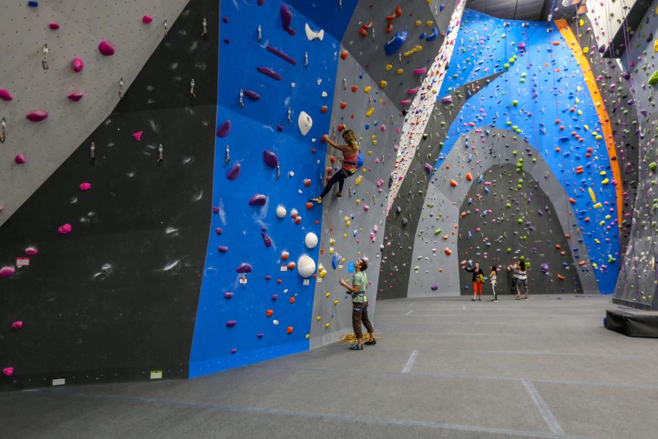 Earth Treks, located south of Denver, is the mother of all climbing gyms,.