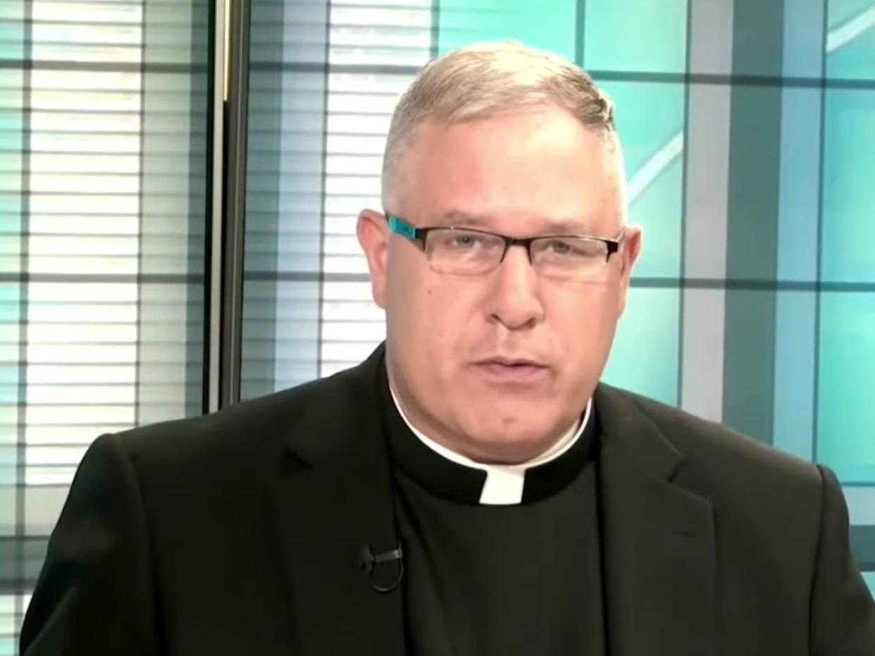 Jeffrey Burrill, who resigned as the conference’s general secretary on Tuesday (YouTube/United States Conference of Catholic Bishops)