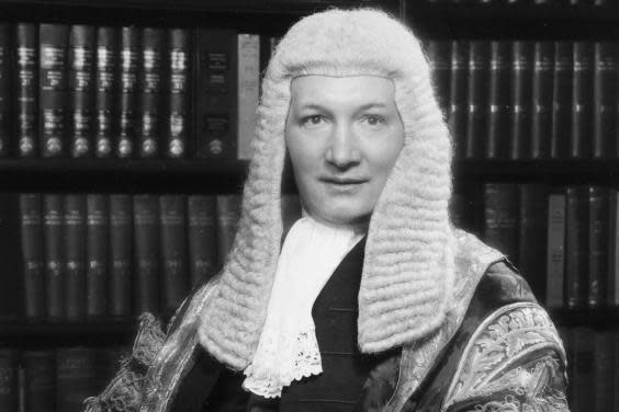 Lord Denning was master of the rolls from 1962 to 1982 (Getty)