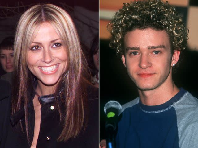 <p>Dave Hogan/Getty ; Evan Agostini/ImageDirect</p> Nicole Appleton at the Europe MTV Music Awards on November 16, 2000 in Stockholm, Sweden. ; Justin Timberlake at the FAO Schwarz toy store on July 25, 2000 in New York City.