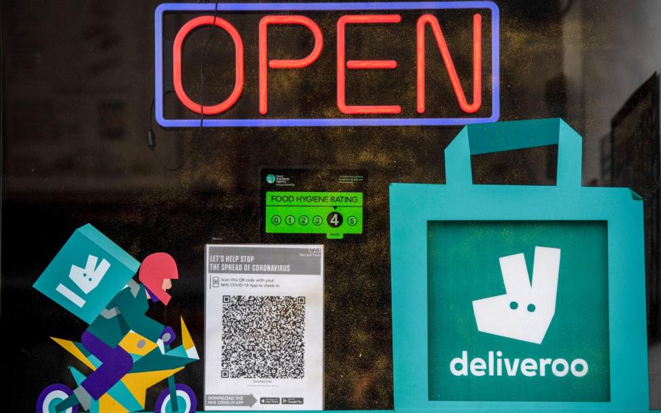 Deliveroo advertising - Chris J. Ratcliffe/Bloomberg