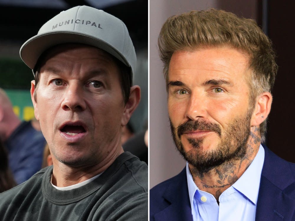 Mark Wahlberg (l.) muss sich mit einer Klage von David Beckham auseinandersetzen. (Bild: ddp /  ddp/ZUMA)