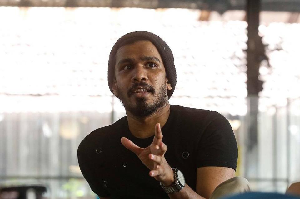 Curator Ivan Gabriel speaks to Malay Mail during an interview session at Hin Bus Depot in George Town July 6, 2022. ― Picture by Sayuti Zainudin