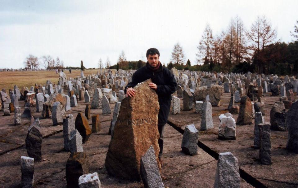 Mark Raphael Baker at Treblinka death camp on a research trip for The Fiftieth Gate. Author provided