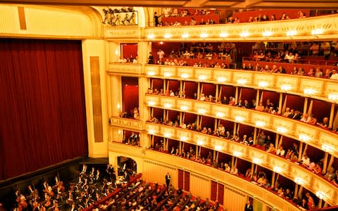 The interior of the Vienna State Opera House - Credit: Getty