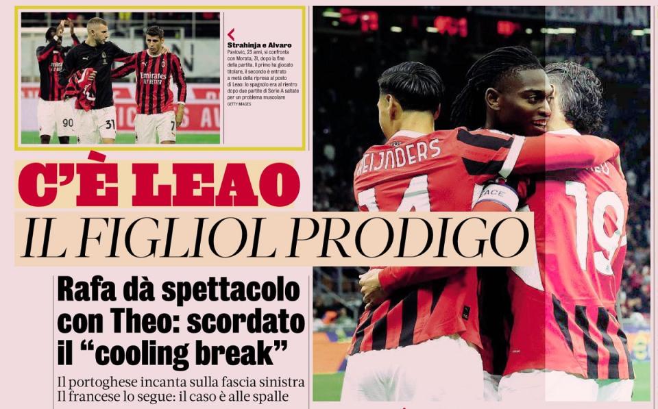 GdS: Litmus tests await new leaders Hernandez and Leao – derby drought in sight