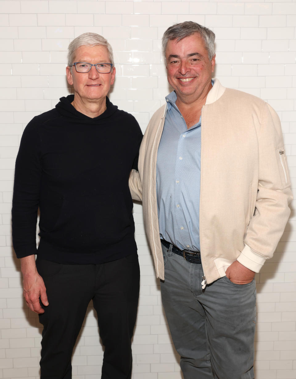 Tom Cook and Eddy Cue