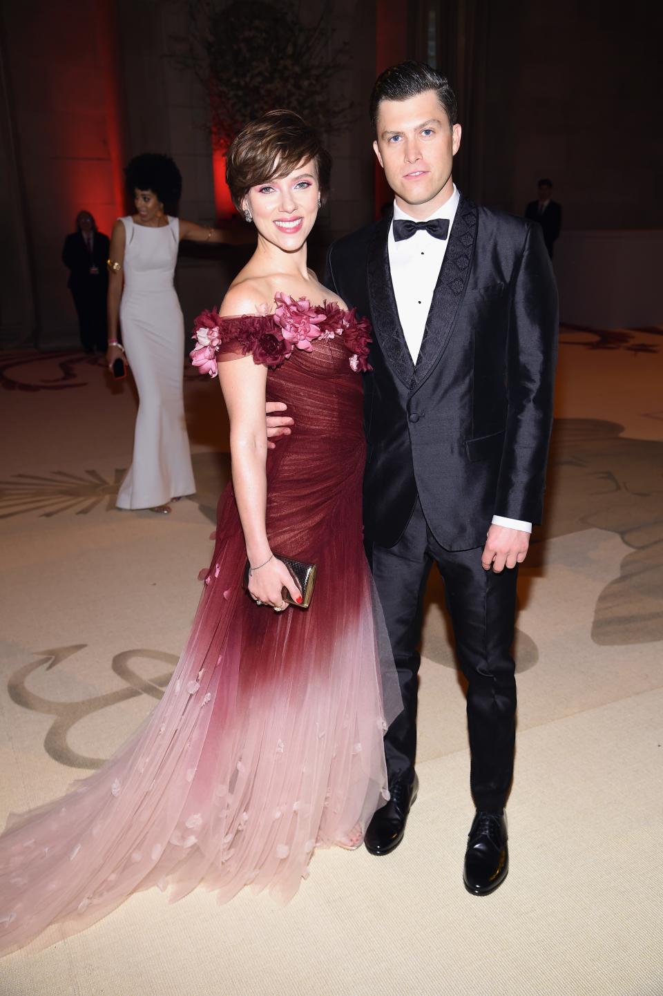 Johansson and Jost at the 2018 Met Gala