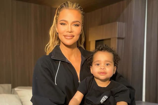 <p>Khloe Kardasdhian/Instagram</p> Khloé Kardashian with her son Tatum