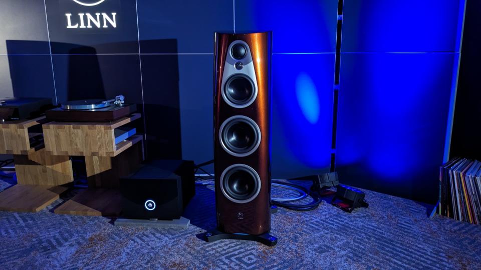 Linn 360 speakers at Bristol Hi-Fi Show