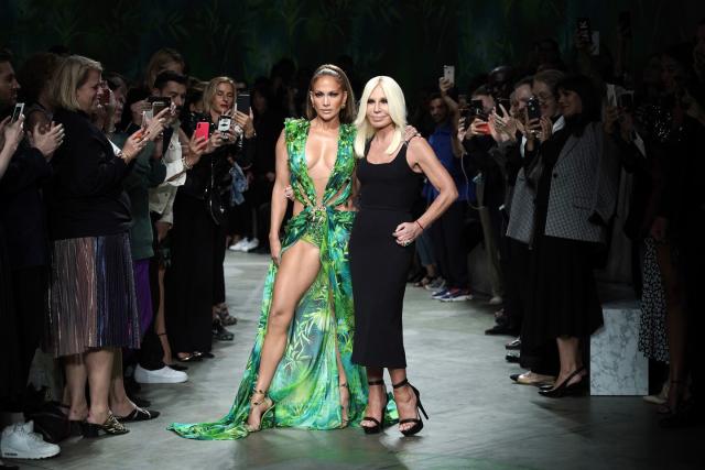 Jennifer Lopez Celebrates One-Year Anniversary Of SS20 Versace