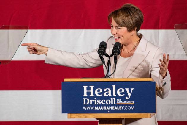 Maura-Healey - Credit: (Photo by Joseph Prezioso / AFP) (Photo by JOSEPH PREZIOSO/AFP via Getty Images)