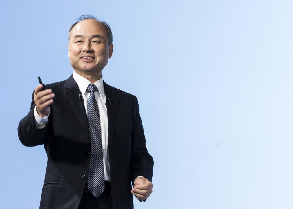 32. Masayoshi Son | Net worth: $41.8 billion - Source of wealth: internet, telecom - Age: 63 - Country/territory: Japan | Masayoshi Son runs SoftBank Group, a mobile telecom and investment giant, which he founded in 1981. SoftBank invested in lucrative startups like Yahoo, and today it has major holdings in Uber and DoorDash. Son is its biggest shareholder, with a 26% stake. In June 2020, SoftBank announced it was launching a $100 million fund to invest in entrepreneurs of color. (Tomohiro Ohsumi/Getty Images)