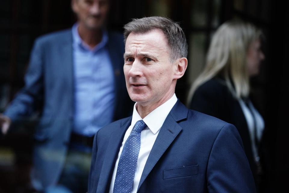 Jeremy Hunt announced the measures as part of his autumn statement last year (PA Wire)