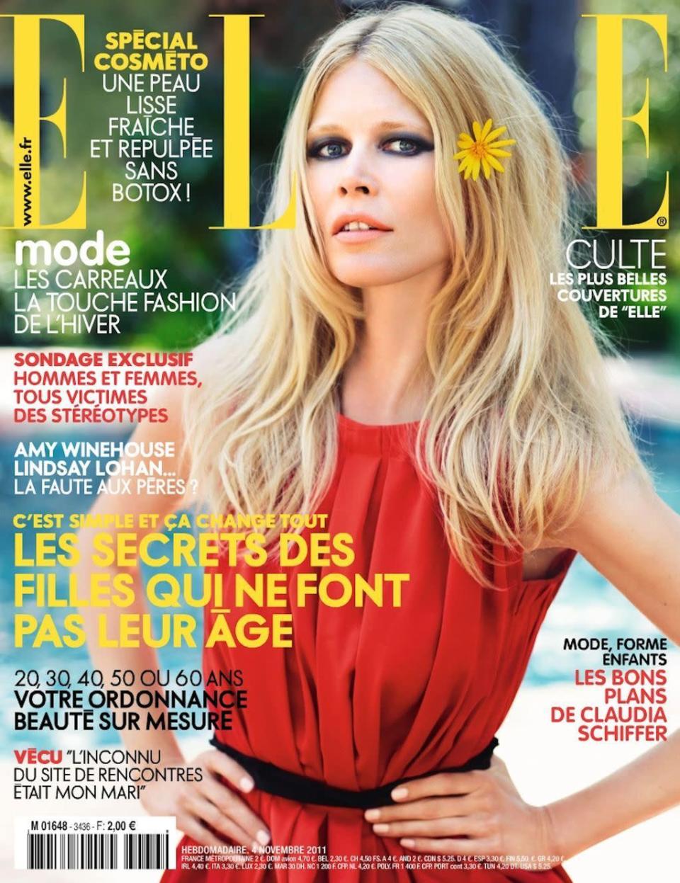 Claudia Schiffer for Elle France, 2011