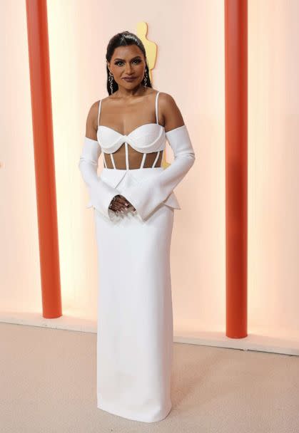 PHOTO: Mindy Kaling attends the 95th Annual Academy Awards, March 12, 2023, in Hollywood, Calif. (Mike Coppola/Getty Images)