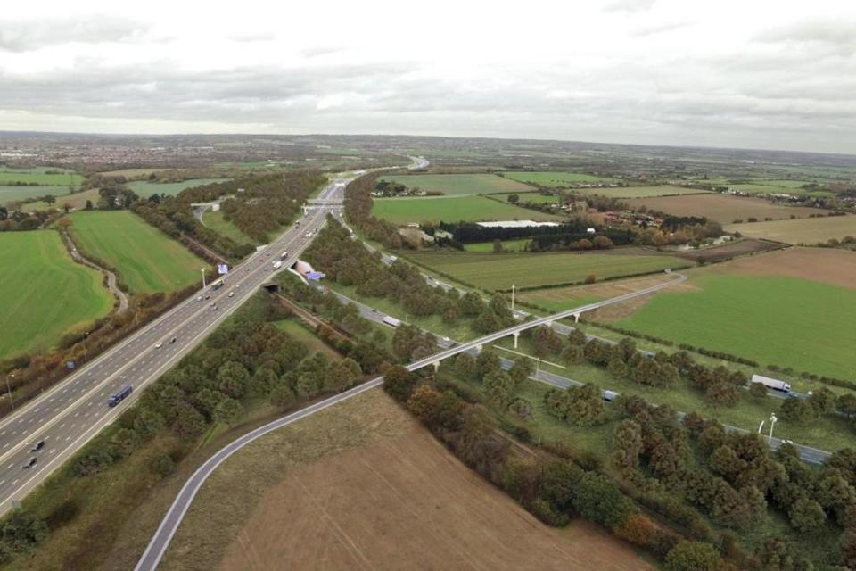How the Crossing junction with the M25 in Essex will look (artists impression) (PA)