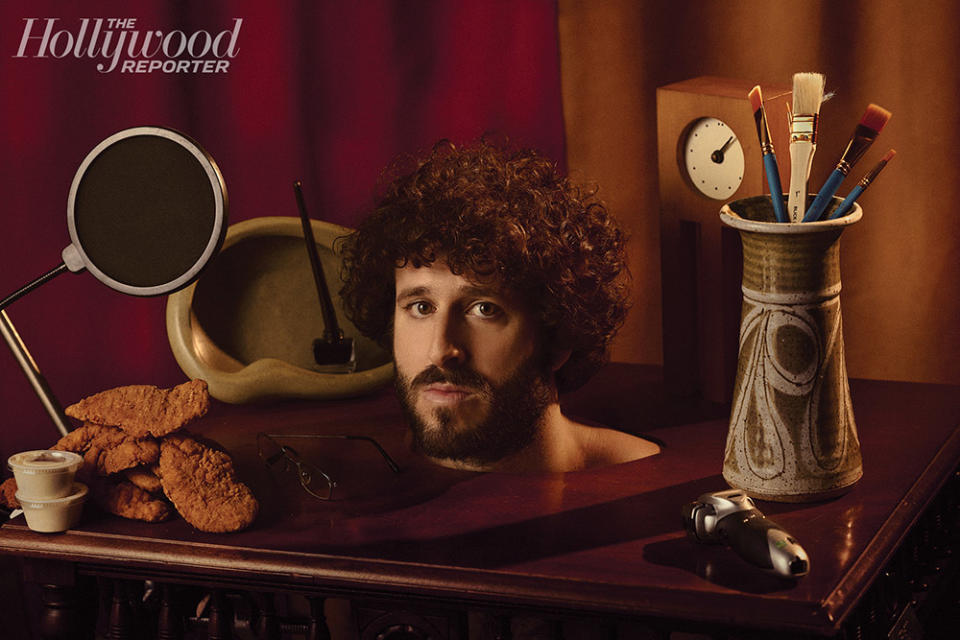 Dave Burd a.k.a. Lil Dicky was photographed on March 26 2023 at PMC Studios in Los Angeles