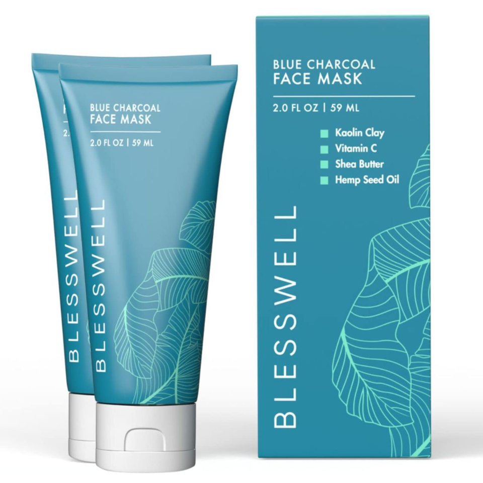 Blesswell Blue Charcoal Face Mask