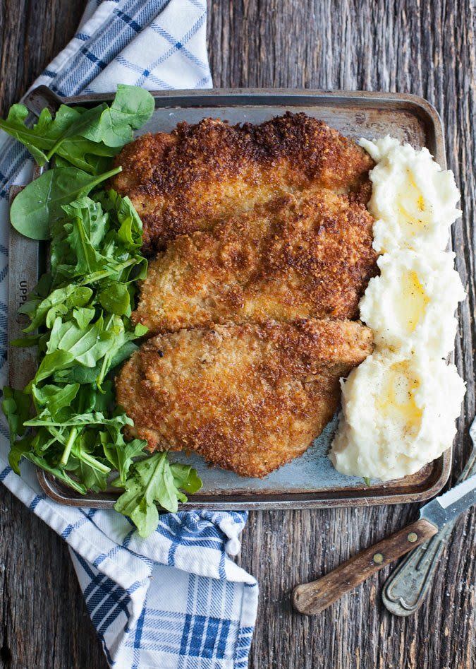 Crispy Pan-Fried Parmesan Turkey Cutlets