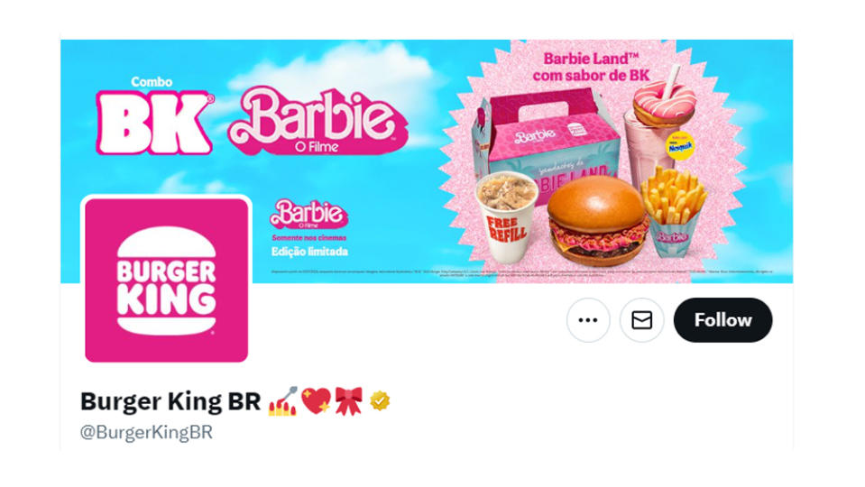 Burger King Barbie meal