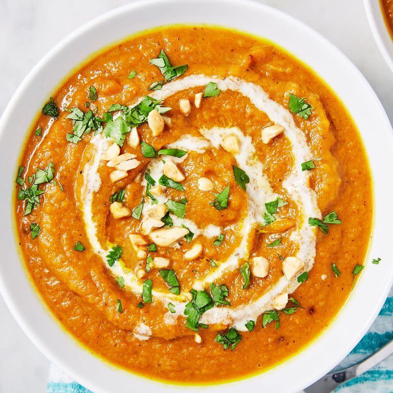 vegan thanksgiving butternut squash soup