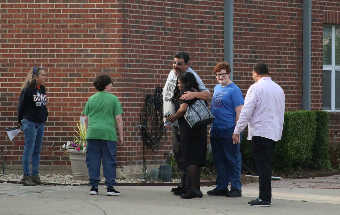 Members of the community, including Bowie High parents, attended a prayer service Friday at St. Andrew’s Methodist Church in Arlington to honor the life of Etavion Barnes, 18, the student who was fatally shot outside the school.