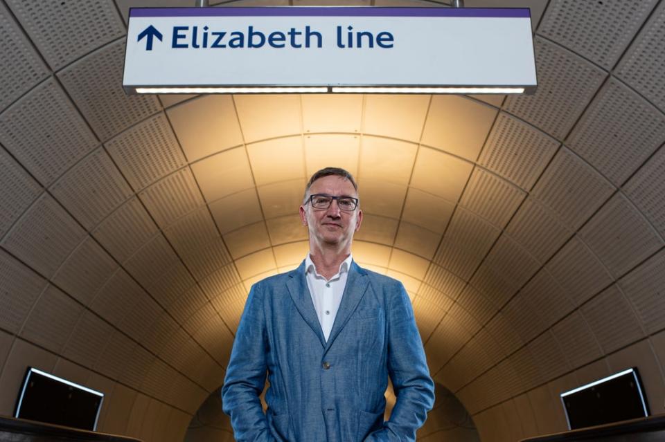 Man with a plan: Julian Robinson is Crossrail’s head of architecture (Daniel Hambury/Stella Pictures Ltd)