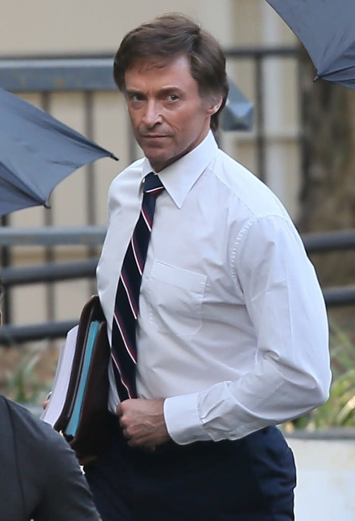 Hugh Jackman as Senator Gary Hart in 